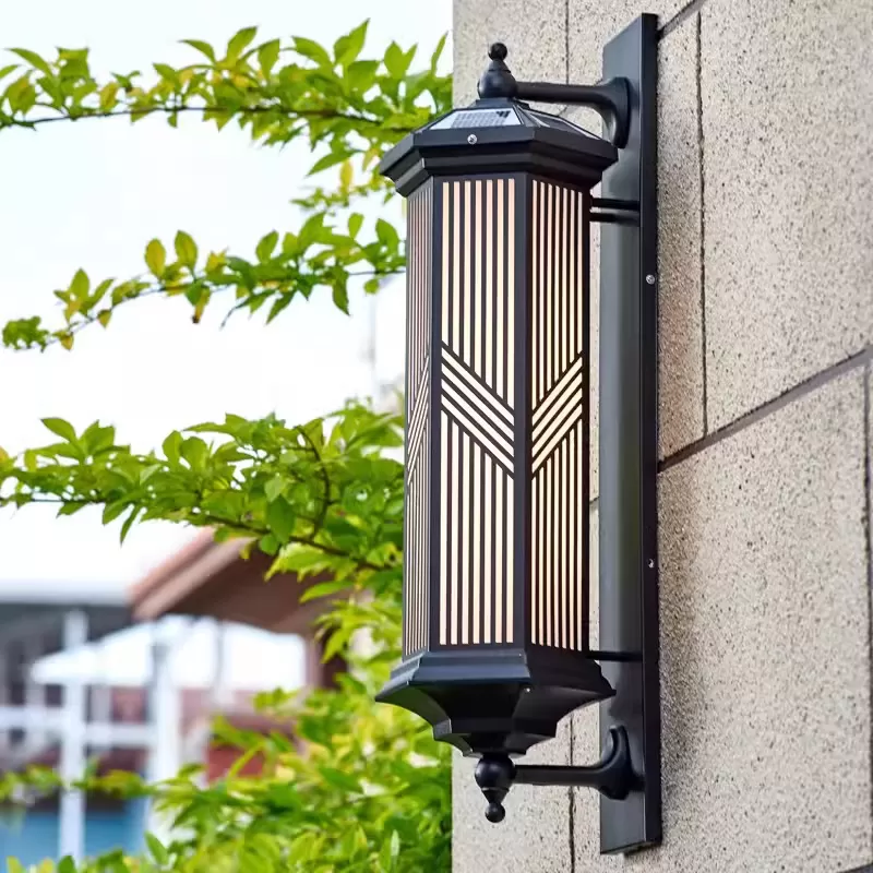 Đèn tường hoạ tiết kẻ sọc hiện đại trang trí ban công TY6078