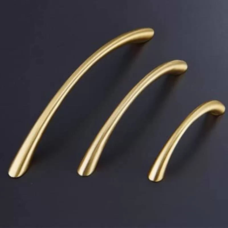 Tay nắm tủ đồng thau hiện đại tối giản XLS012