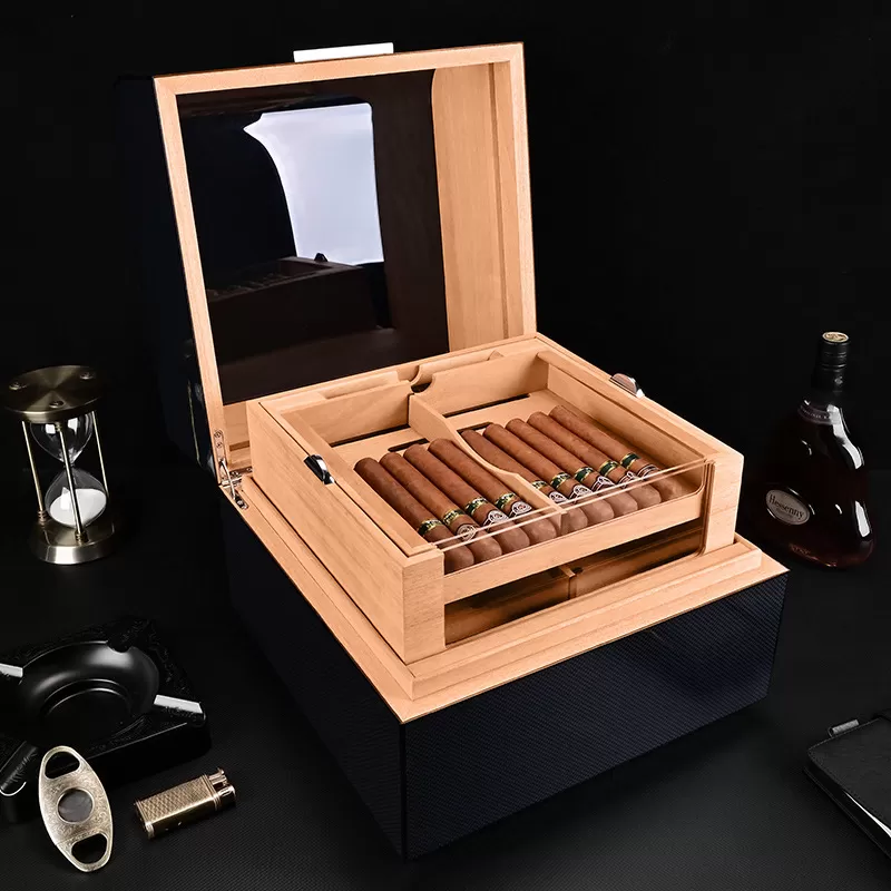 Hộp đựng cigar 3 tầng dung lượng lớn CGL211