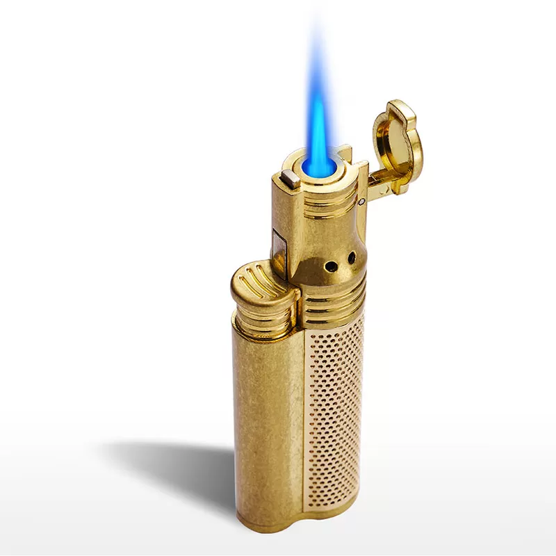 Bật lửa xì gà hợp kim màu vàng đồng cổ điển CGL3388