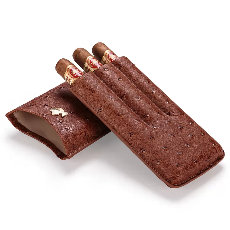 Túi da đựng cigar 3 ngăn tiện lợi sang trọng CGL6998
