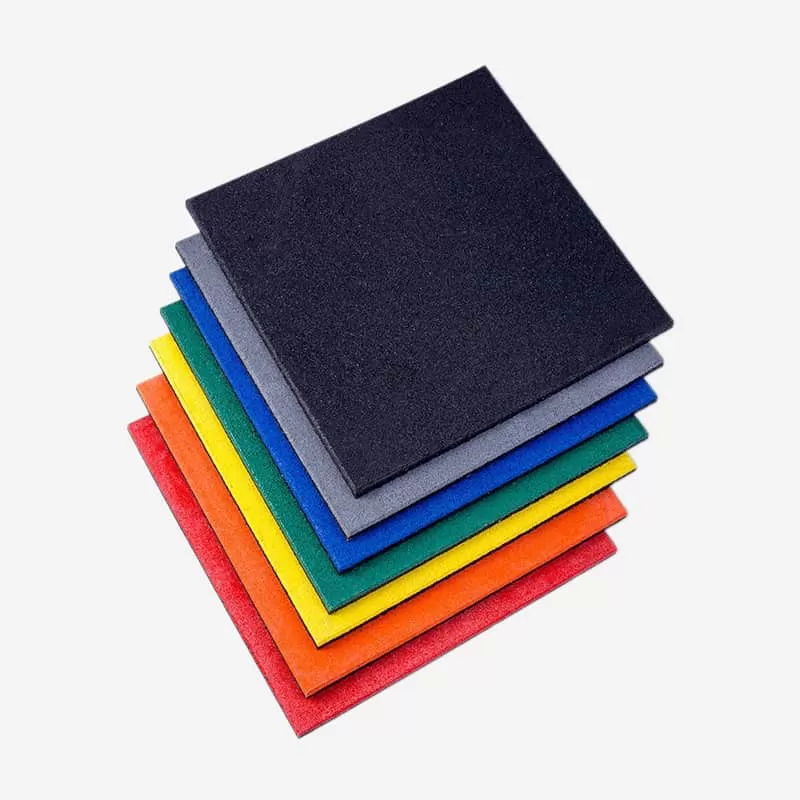 Thảm cao su tấm màu trơn cho phòng gym TC10015