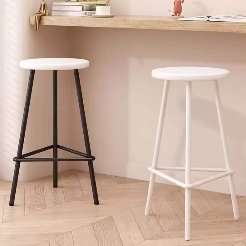 Ghế cafe chân sắt gác chân tam giác độc đáo XS556 