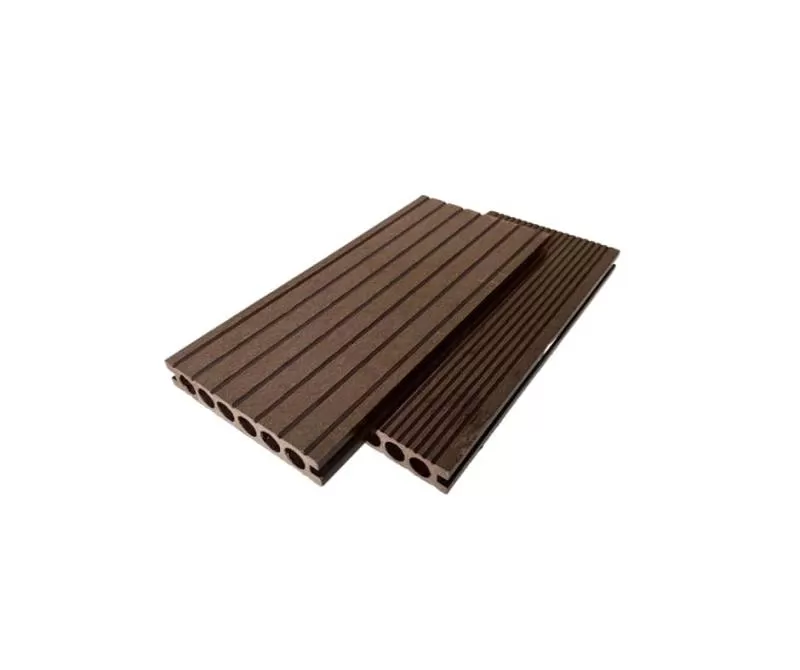 Sàn Gỗ Nhựa Ngoài Trời Swood 140×25 Cafe Lỗ Tròn