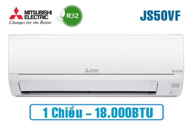 MS-JS50VF, Điều hòa Mitsubishi electric 18000BTU 1 chiều