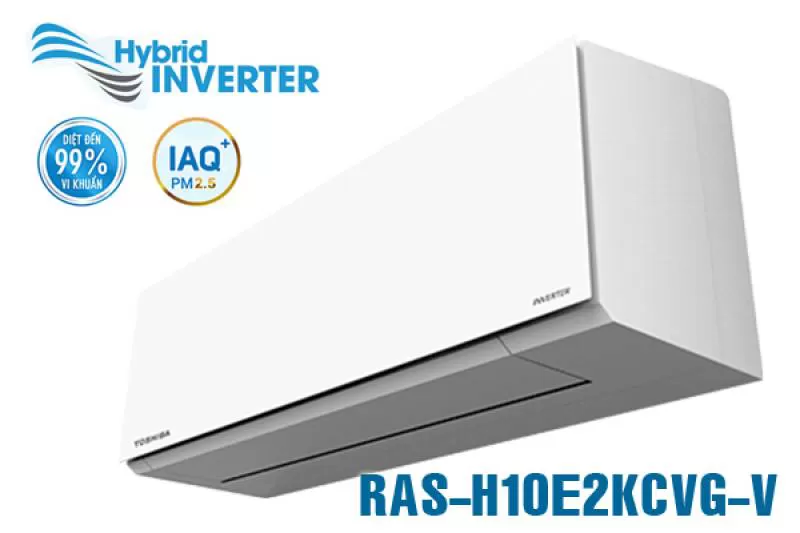 Điều hòa Toshiba 9000 BTU RAS-H10E2KCVG-V inverter 1 chiều