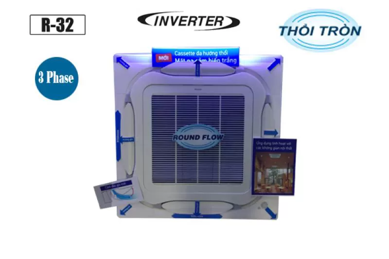 FCF125CVM/RZF125CYM, Điều hòa âm trần đaikin 45000BTU inverter