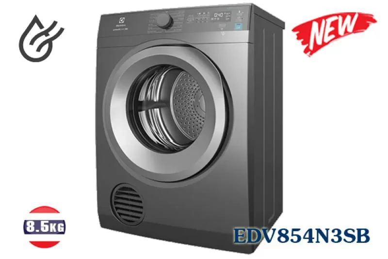 Máy sấy Electrolux EDV854N3SB thông hơi 8.5Kg [Màu Bạc]