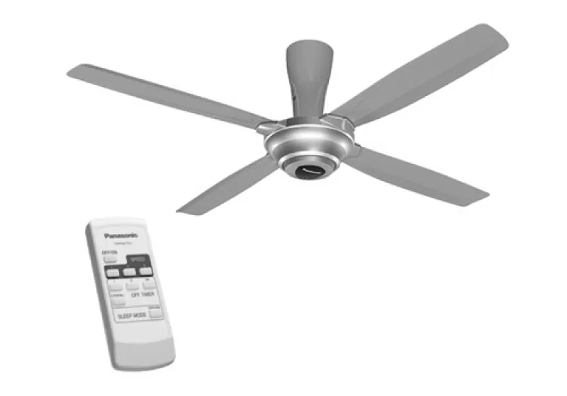 Quạt trần Panasonic F-56MPG-S màu bạc giá rẻ