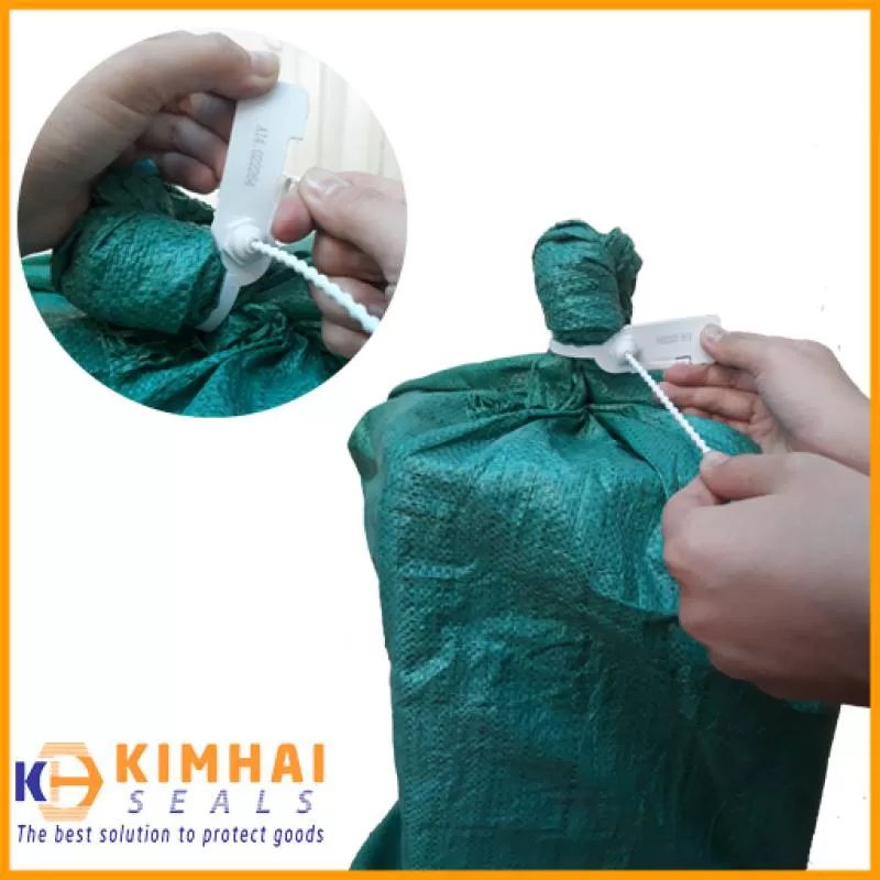 Niêm phong bao tải, bao chứa mẫu