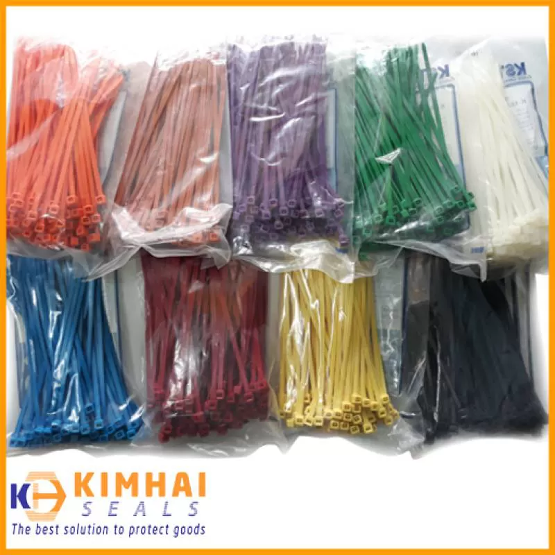 Dây rút nhựa màu 20cm (3.6x200mm) | 9 màu, chất lượng
