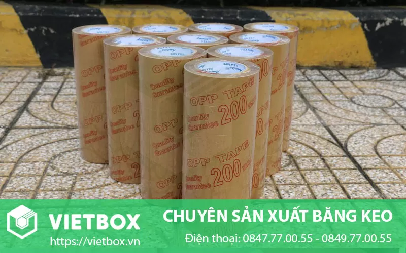 Băng Keo Đục 5cm 200 Yard (Cây 2kg Gồm 6 Cuộn)