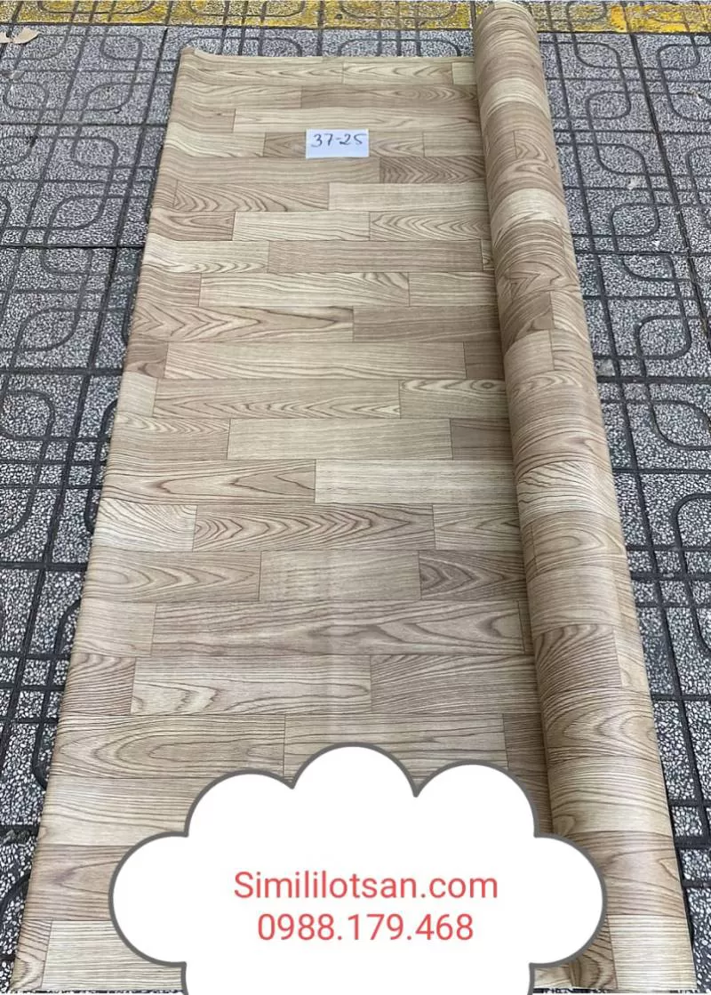 Simili Lót Sàn Việt Nam 37-25 Vân Nổi