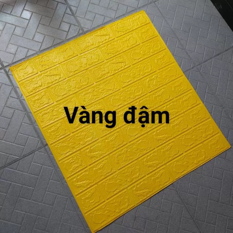 XỐP DT GẠCH VÀNG ĐẬM
