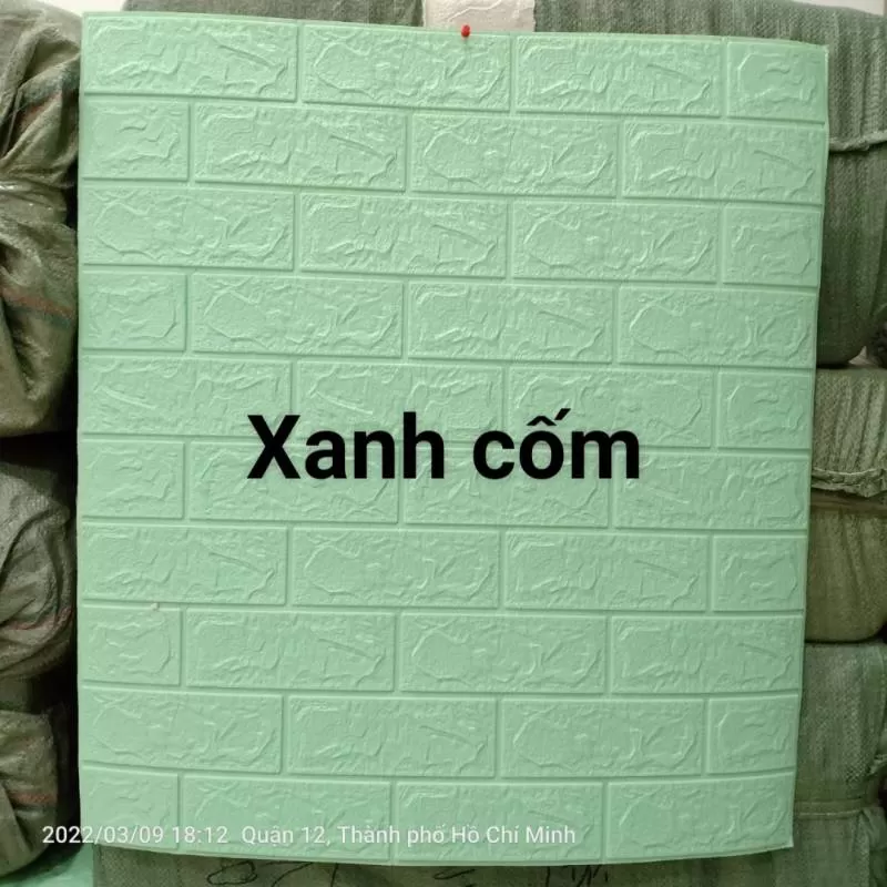 XỐP DT GẠCH XANH CỐM