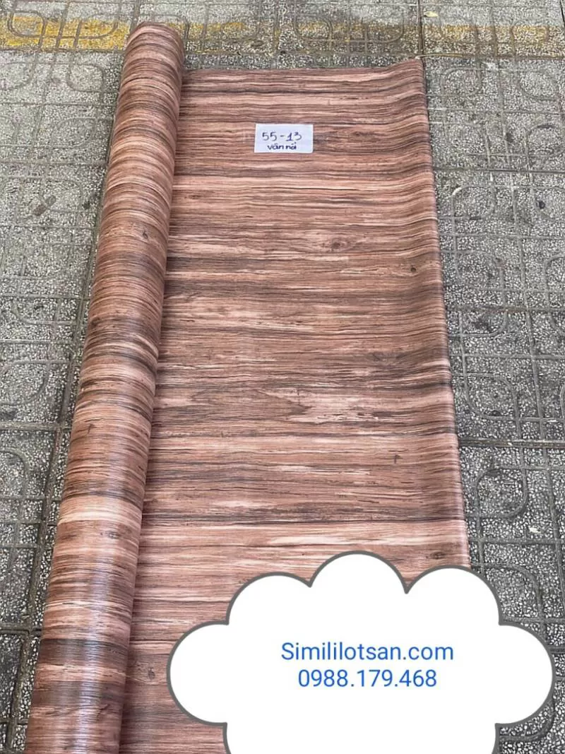 Simili Lót Sàn Việt Nam 55-13 Vân Nổi