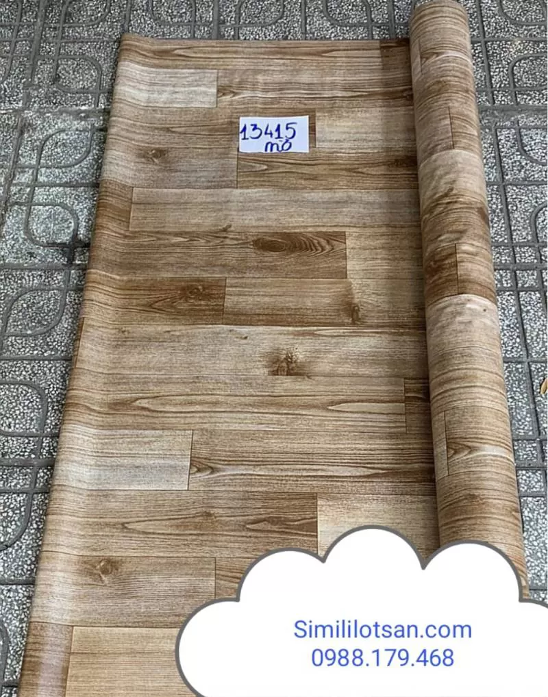 Simili Lót Sàn Dày 0.35mm 13415Mờ