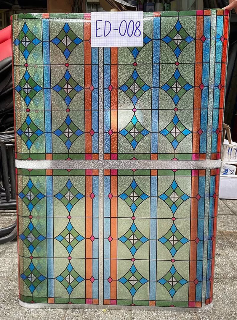 Decal Dán Kính Hoa Văn ED-008