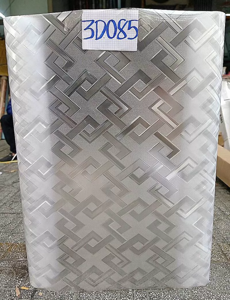 Decal Dán Kính Hoa Văn 3D-085