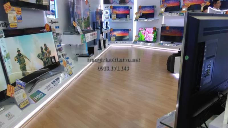 SÀN GỖ THAIXIN 3061 CÔNG TRÌNH SIÊU THỊ CHỢ LỚN Q5