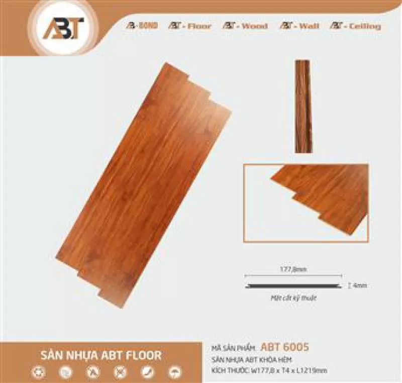 Sàn nhựa hèm khóa ABT 6007 - TN