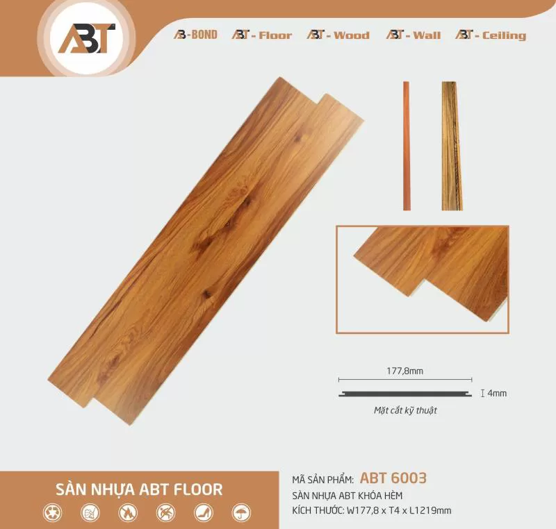 Sàn nhựa hèm khóa ABT 6003 - TN