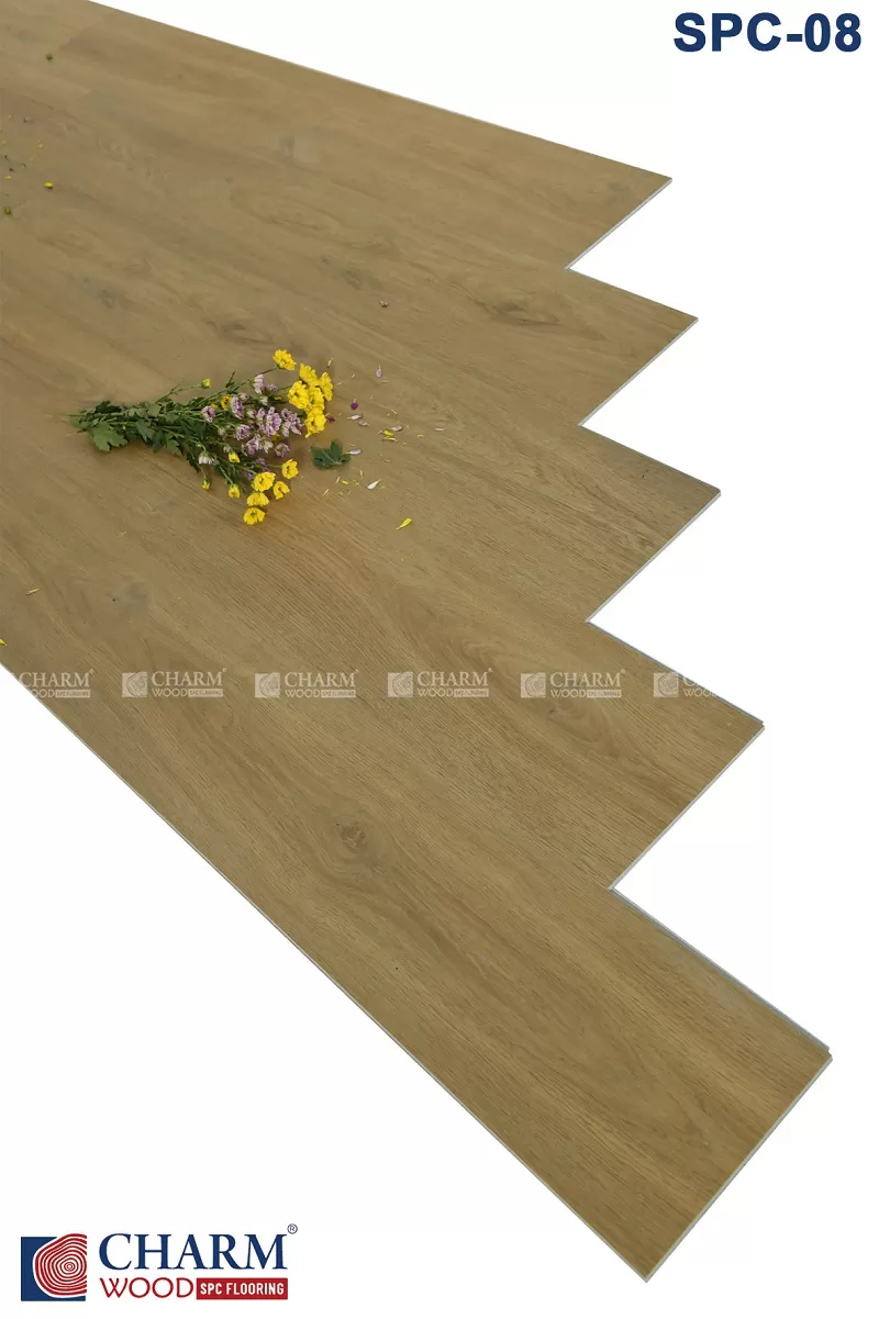 Sàn Nhựa Charm Wood 6mm - SPC08 - Sàn gỗ 247 Phân Phối Sàn Nhựa