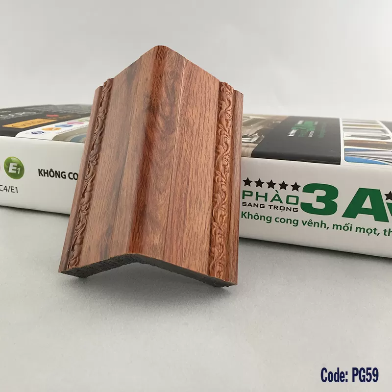 Phào góc tường bản rộng 5cm - Sàn gỗ 247