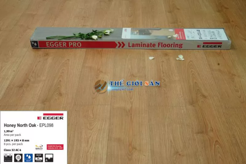 Egger Aqua Pro 8mm - EPL098 - Sàn gỗ 247 Thế Giới Sàn