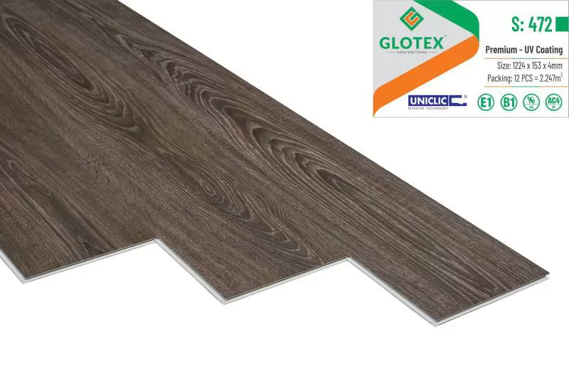 Sàn Hèm Khóa 4mm Glotex S472