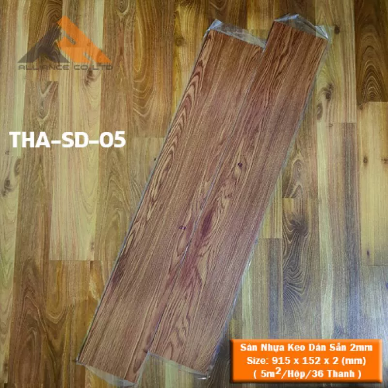 Sàn nhựa keo dán 2mm – THA-SD-05