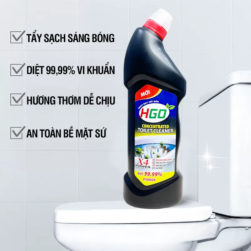 Tẩy bồn cầu HGO Toilet - Môi Trường Lan Anh
