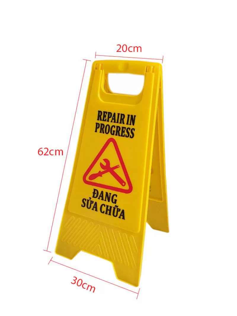 Mua biển báo đang sửa chữa dạng gấp chữ A - Chất lượng cao, giá rẻ