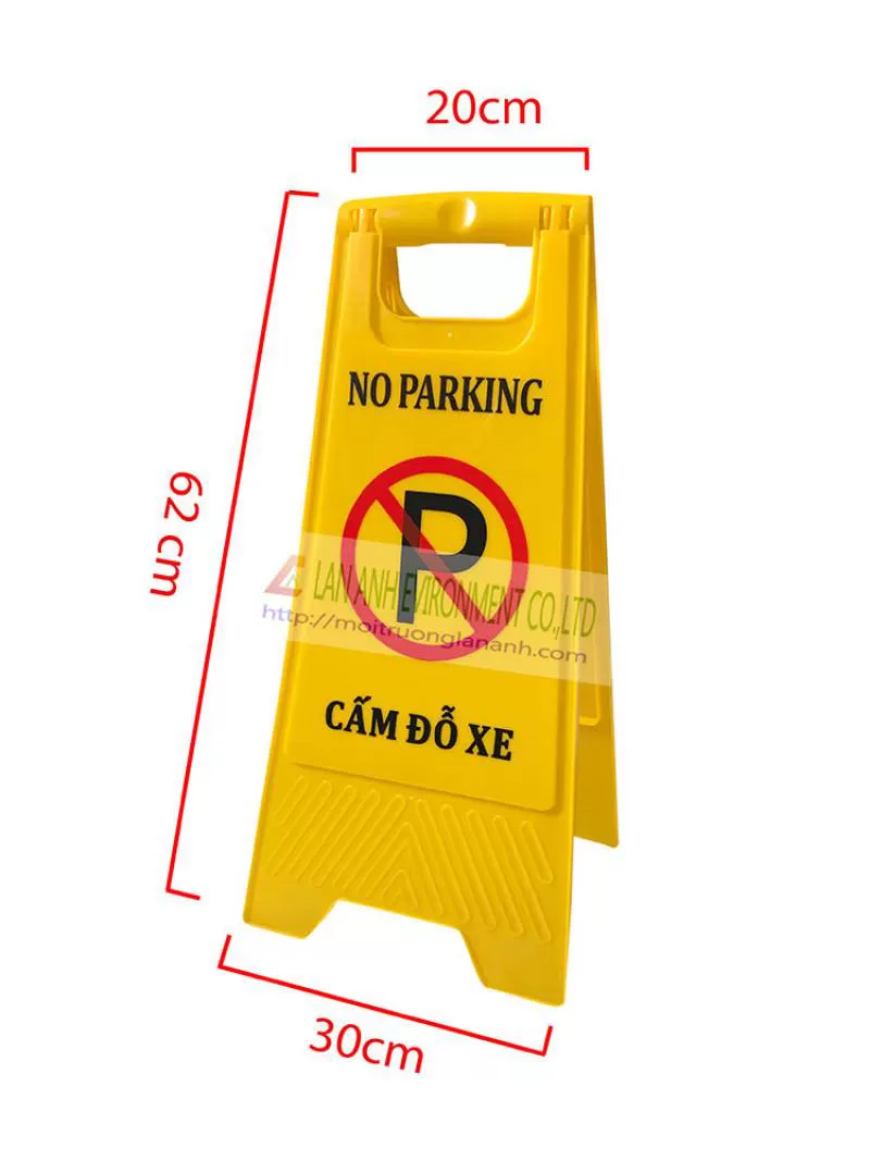 Biển báo cấm đỗ xe dạng gấp chữ A - Hàng nhập khẩu, chất lượng cao