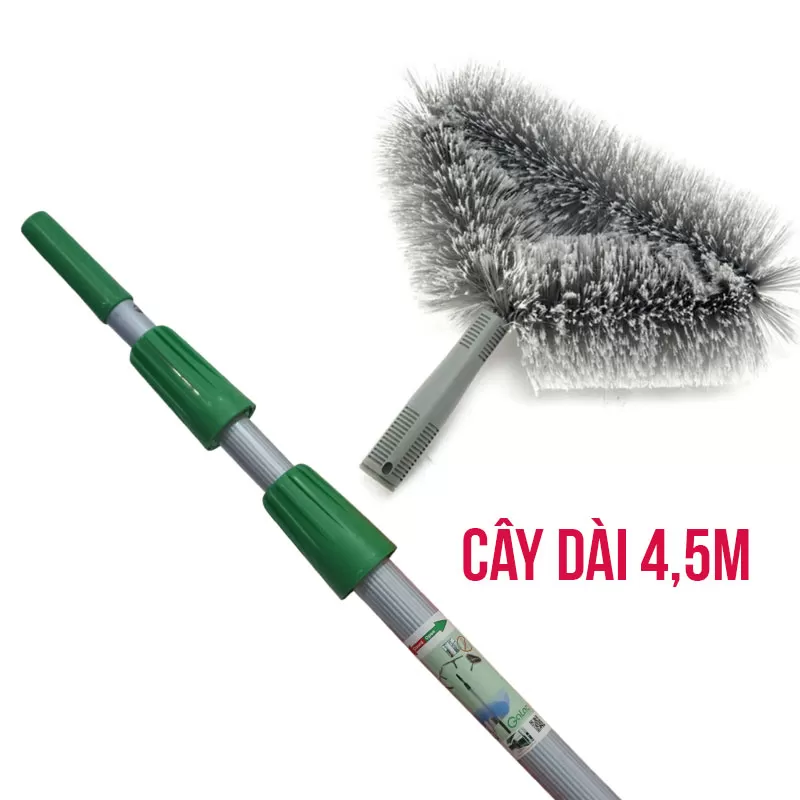 Chổi quét trần nhà xưởng cán dài 4,5m (Q-45)