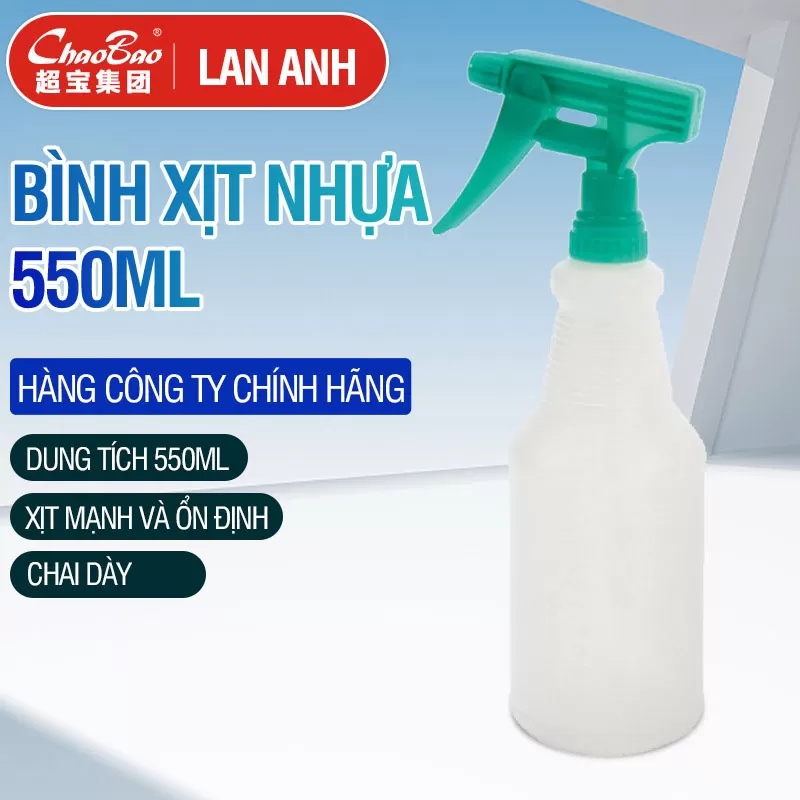Bình xịt nhựa 550ml