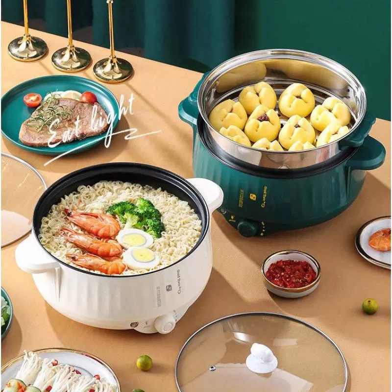 [20] Nồi Lẩu Điện JN-28cm (Nút Cơ)