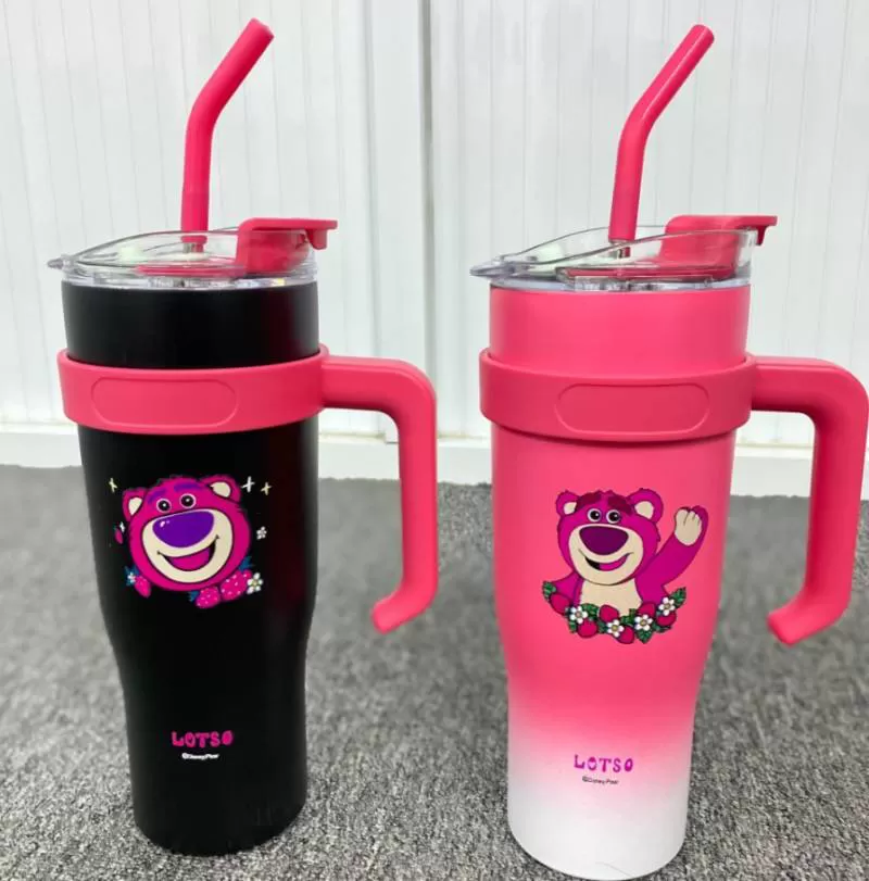[25] Ly giữ nhiệt hoạt hình 900ml có tay cầm