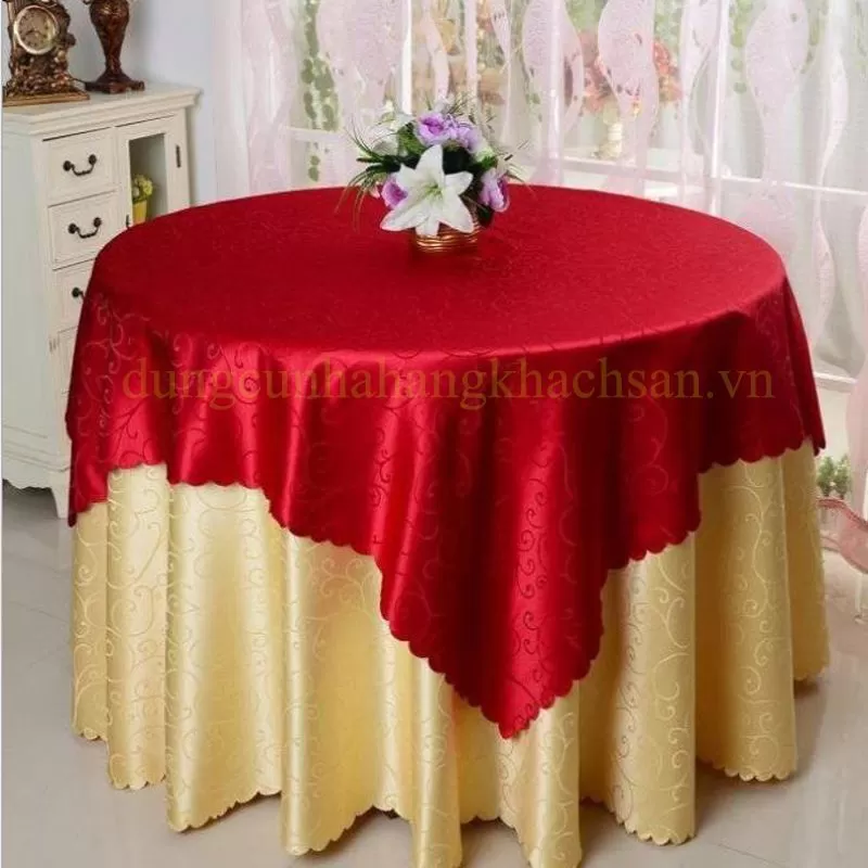 KHĂN BÀN TRÒN 2 LỚP PT-KG-12