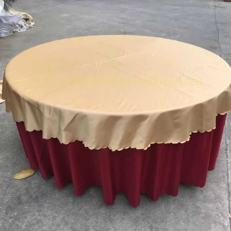 KHĂN BÀN TRÒN 2 LỚP PT-KG-16