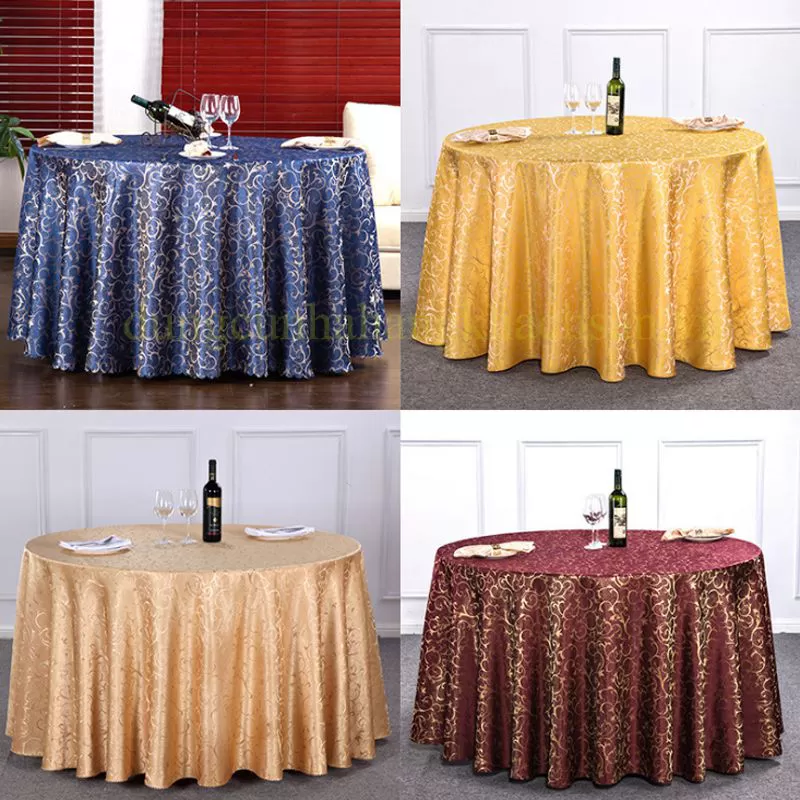 Khăn Bàn Tròn Gấm PT23-KBT-G