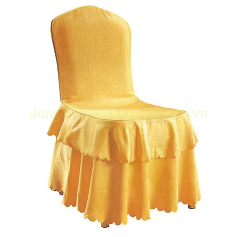 Áo ghế xếp ly 2 tầng