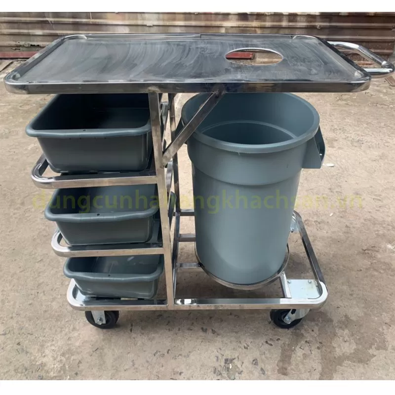 Xe thu gom thức ăn có hộc rác PT-NM-XTA02