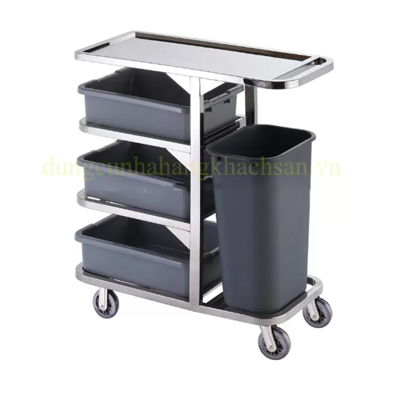 Xe thu gom thức ăn có hộc rác PT-NM-XTA04