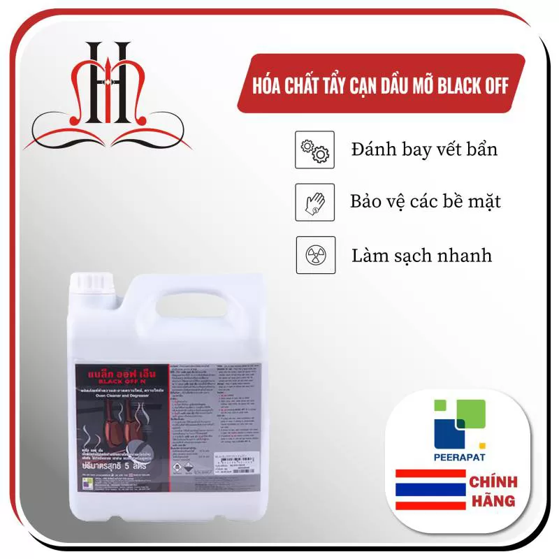 Chất tẩy chuyên dụng dầu mỡ trên bếp nấu Black off
