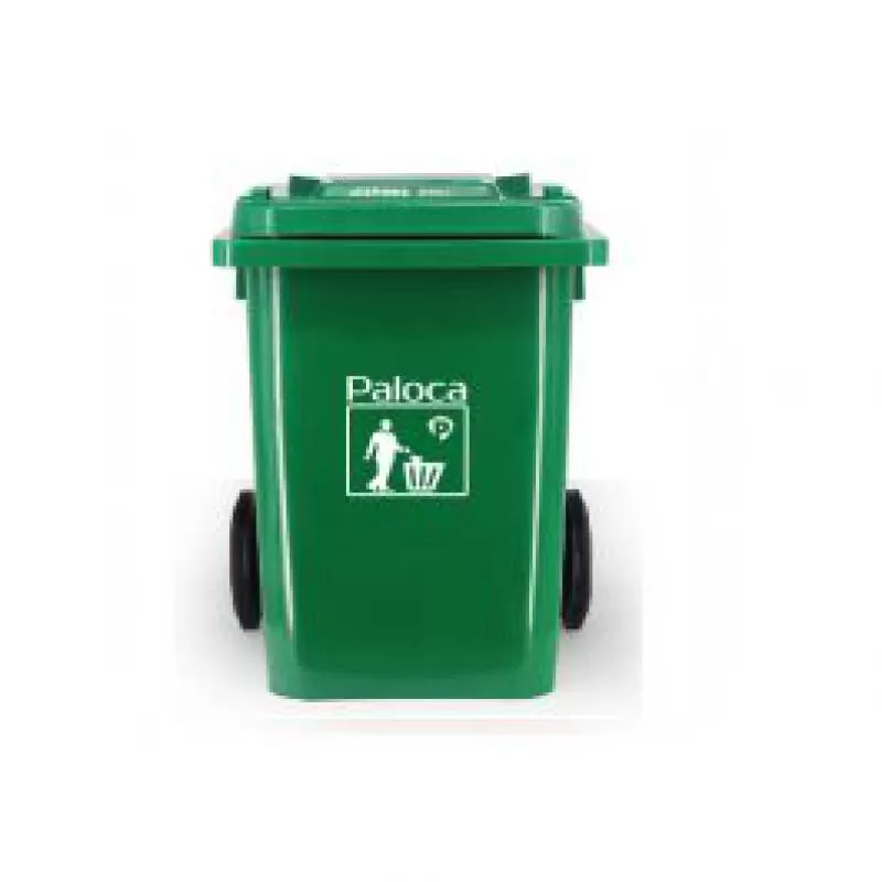 Thùng rác nhựa 80L màu xanh lá