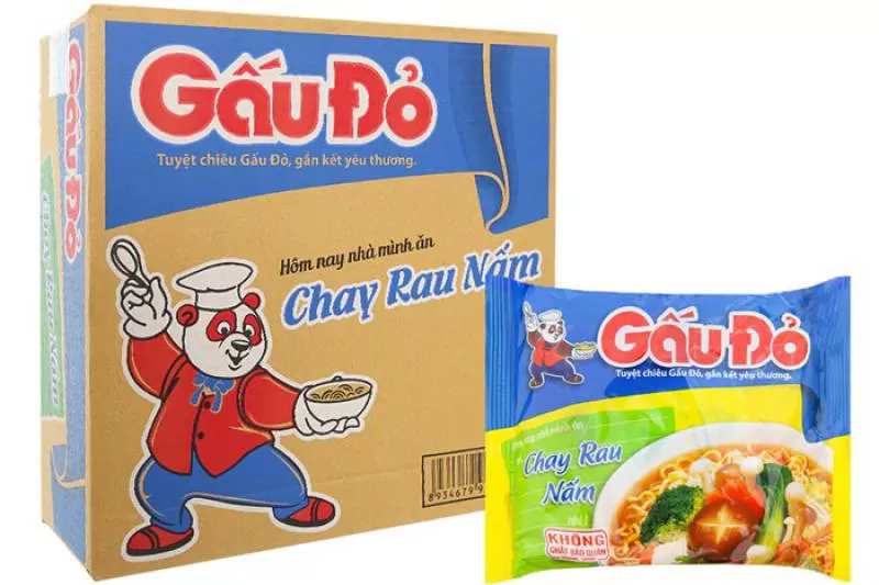 Giá Mì Gấu Đỏ Chay - Nhà phân phối hàng tiêu dùng Trường Hưng