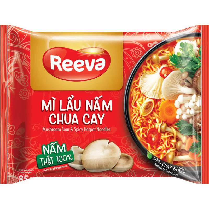 Giá Mì Lẩu Nấm Chua Cay Reeva - Nhà phân phối hàng tiêu dùng Trường Hưng