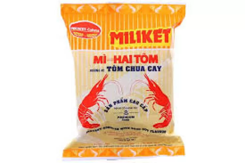 Mì Miliket 2 Tôm Chua Cay - Nhà phân phối hàng tiêu dùng Trường Hưng