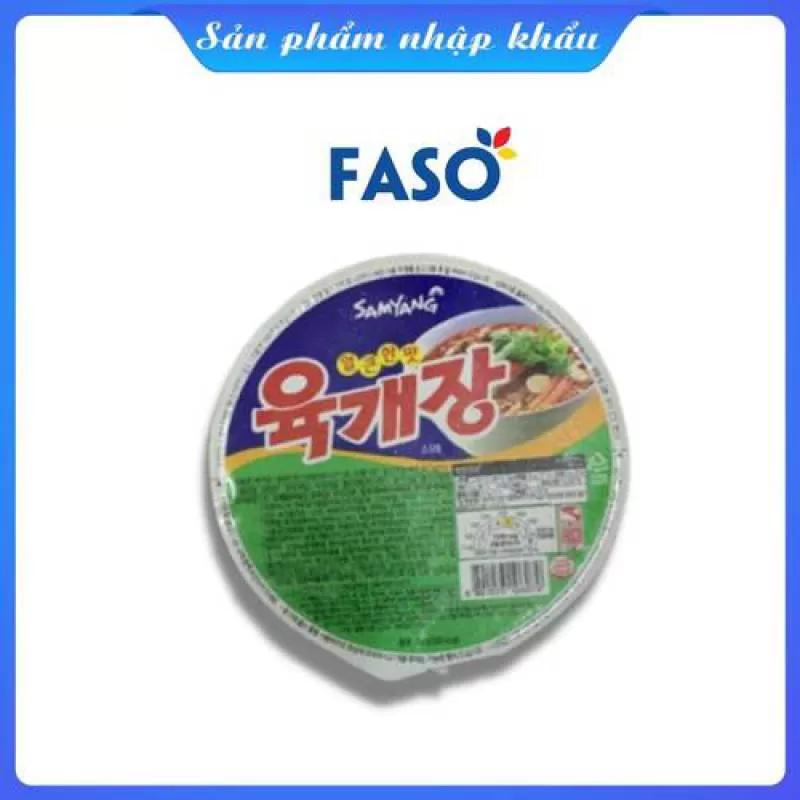 Samyang mỳ bò cay bát 86g